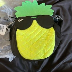 Victoria Secret pineapple cooler bag . NWT still in packaging )